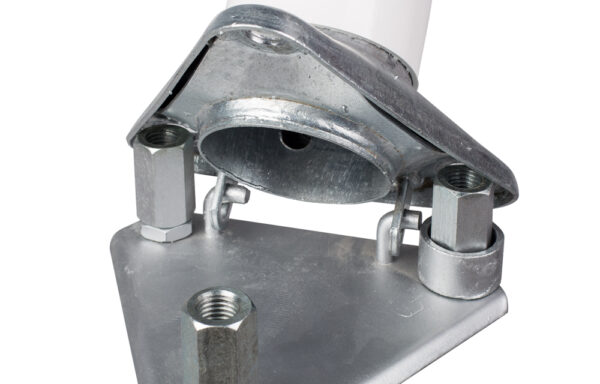 Pro flagpole for external halyard system
