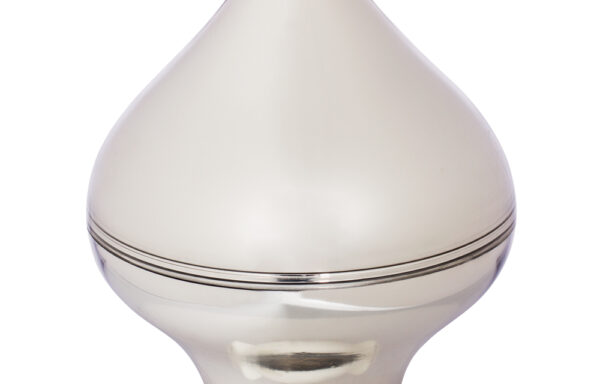 Finial onion silver 135mm